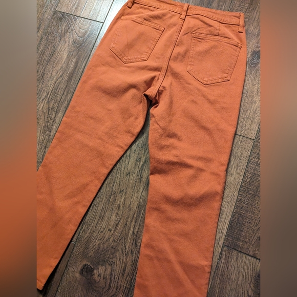 Just USA Women's High Rise Slim Straight Leg Jeans AB182 Rust Size 29 / 8 NWT! - Picture 16 of 16